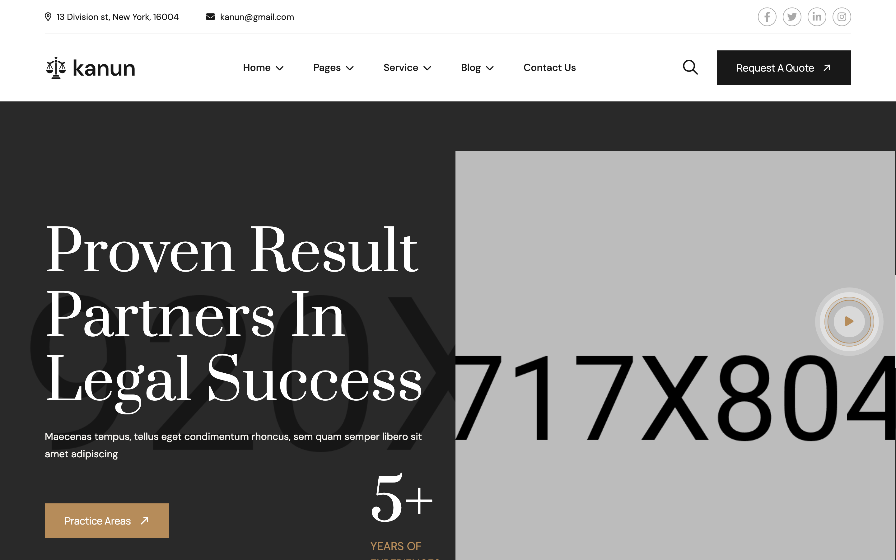 Kanun - Attorney & Law Agency HTML Template