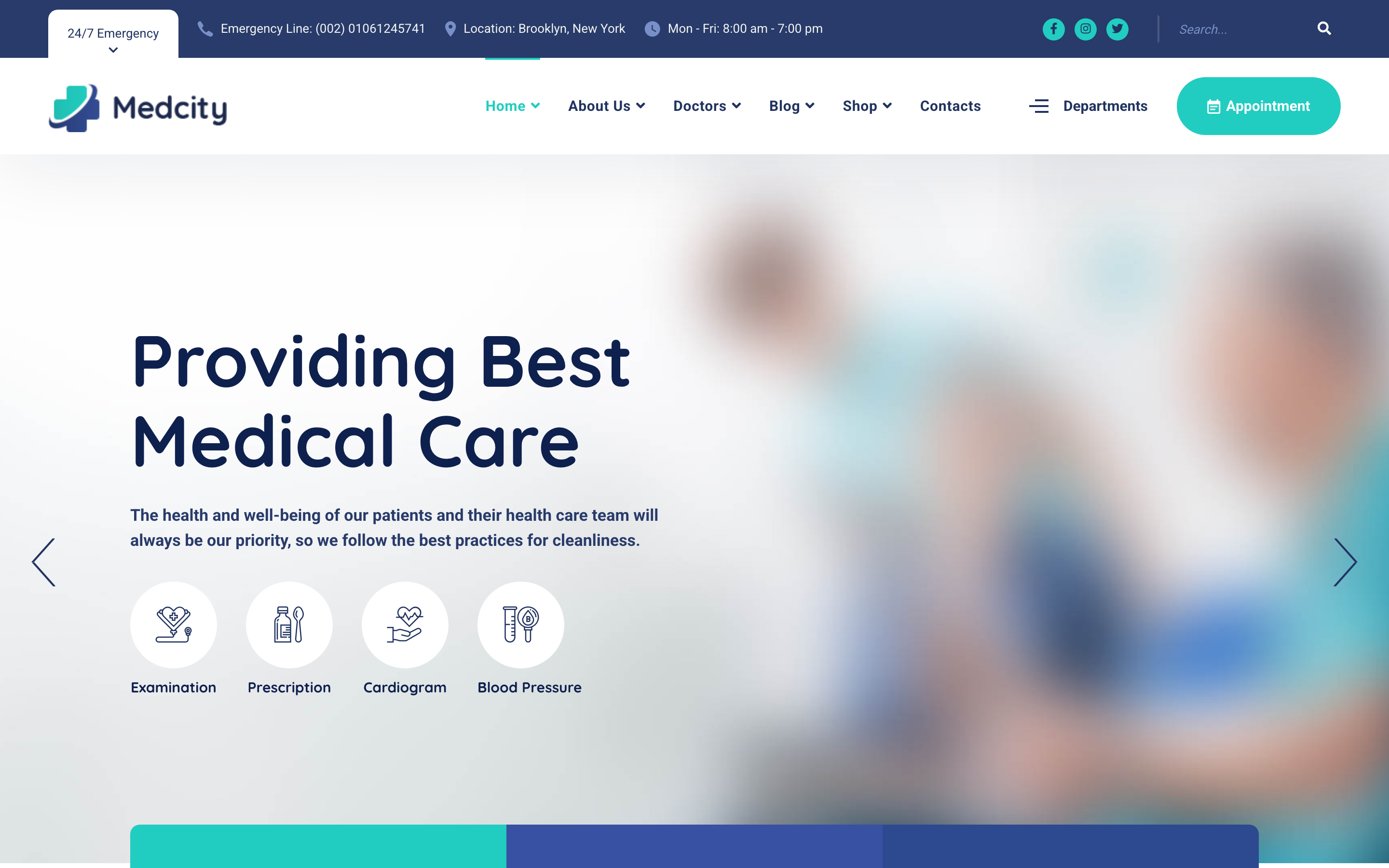 Medcity - Medical Healthcare HTML5 Template