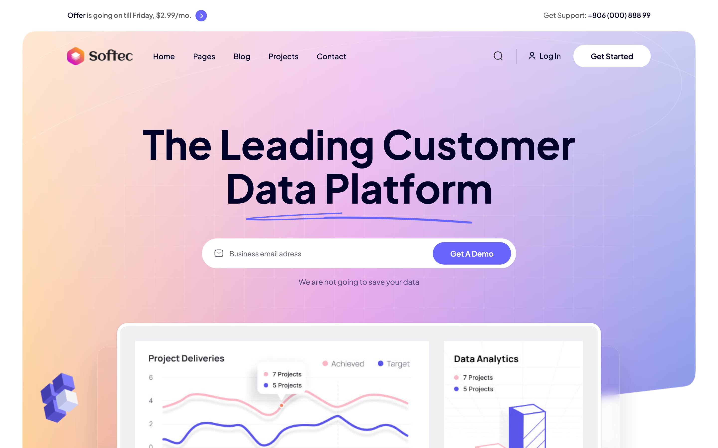 Softec - Data Analytics & Software Technology HTML Template